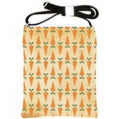 Pattern-carrot-pattern-carrot-print Shoulder Sling Bag by Sudhe