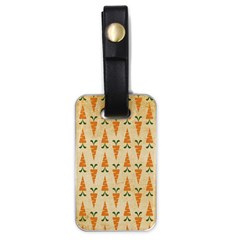 Pattern-carrot-pattern-carrot-print Luggage Tag (one Side) by Sudhe