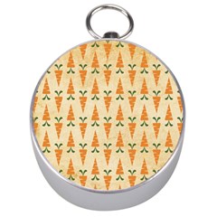 Pattern-carrot-pattern-carrot-print Silver Compasses by Sudhe