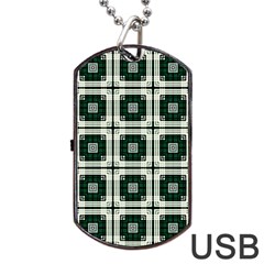 Pattern-design-texture-fashion Dog Tag Usb Flash (one Side) by Sudhe