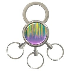 Background-colorful-texture-bright 3-ring Key Chain by Sudhe