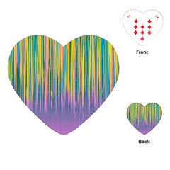 Background-colorful-texture-bright Playing Cards Single Design (heart)