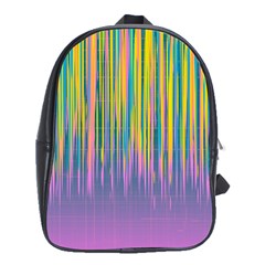 Background-colorful-texture-bright School Bag (xl)