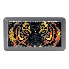 Tiger-predator-abstract-feline Memory Card Reader (mini) by Sudhe