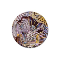 Abstract-drawing-design-modern Magnet 3  (round) by Sudhe