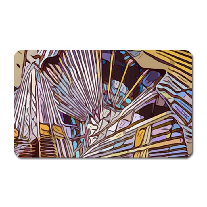 Abstract-drawing-design-modern Magnet (Rectangular)