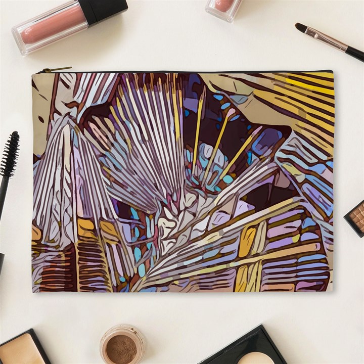 Abstract-drawing-design-modern Cosmetic Bag (XL)