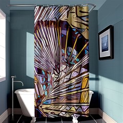 Abstract-drawing-design-modern Shower Curtain 36  X 72  (stall)  by Sudhe