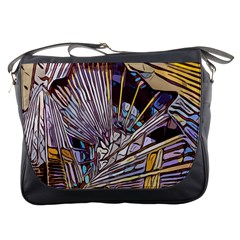 Abstract-drawing-design-modern Messenger Bag by Sudhe