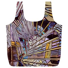 Abstract-drawing-design-modern Full Print Recycle Bag (xl) by Sudhe