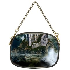 Sea-island-castle-landscape Chain Purse (one Side) by Sudhe