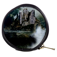 Sea-island-castle-landscape Mini Makeup Bag by Sudhe