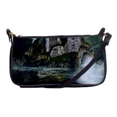 Sea-island-castle-landscape Shoulder Clutch Bag by Sudhe