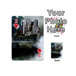 Sea-island-castle-landscape Playing Cards 54 Designs (Mini) Front - Heart2