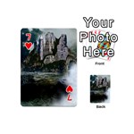 Sea-island-castle-landscape Playing Cards 54 Designs (Mini) Front - Heart7