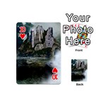 Sea-island-castle-landscape Playing Cards 54 Designs (Mini) Front - Heart10