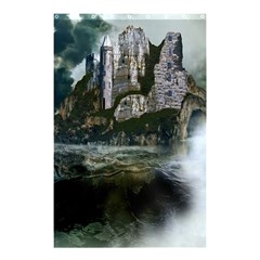 Sea-island-castle-landscape Shower Curtain 48  X 72  (small) 