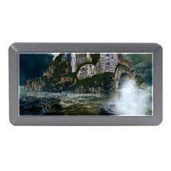 Sea-island-castle-landscape Memory Card Reader (mini) by Sudhe