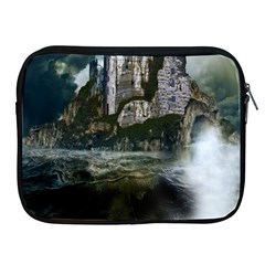 Sea-island-castle-landscape Apple Ipad 2/3/4 Zipper Cases by Sudhe