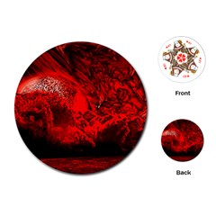 Planet-hell-hell-mystical-fantasy Playing Cards Single Design (round)