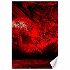 Planet-hell-hell-mystical-fantasy Canvas 12  X 18  by Sudhe