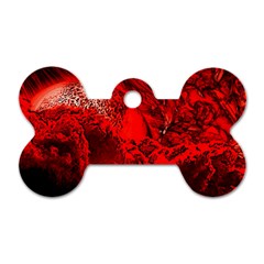 Planet-hell-hell-mystical-fantasy Dog Tag Bone (two Sides) by Sudhe