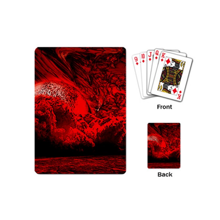 Planet-hell-hell-mystical-fantasy Playing Cards Single Design (Mini)