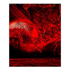 Planet-hell-hell-mystical-fantasy Shower Curtain 60  X 72  (medium) 