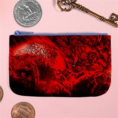 Planet-hell-hell-mystical-fantasy Large Coin Purse by Sudhe