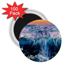 Sea-waves-ocean-water-beach-surf 2.25  Magnets (100 pack) 