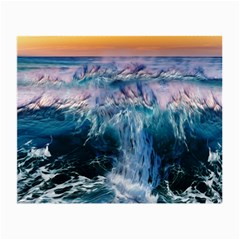 Sea-waves-ocean-water-beach-surf Small Glasses Cloth