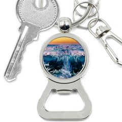 Sea-waves-ocean-water-beach-surf Bottle Opener Key Chain by Sudhe