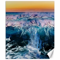 Sea-waves-ocean-water-beach-surf Canvas 8  x 10 