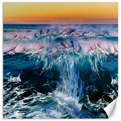 Sea-waves-ocean-water-beach-surf Canvas 12  x 12 