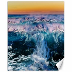 Sea-waves-ocean-water-beach-surf Canvas 16  x 20 