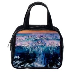 Sea-waves-ocean-water-beach-surf Classic Handbag (One Side)