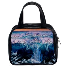 Sea-waves-ocean-water-beach-surf Classic Handbag (Two Sides)