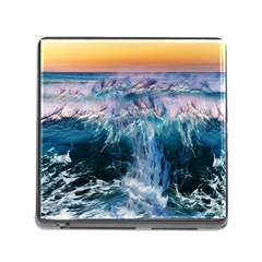 Sea-waves-ocean-water-beach-surf Memory Card Reader (Square 5 Slot)