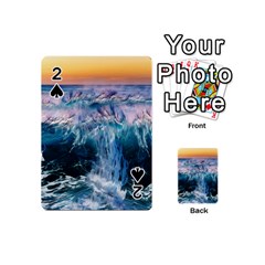 Sea-waves-ocean-water-beach-surf Playing Cards 54 Designs (Mini)