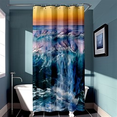 Sea-waves-ocean-water-beach-surf Shower Curtain 36  x 72  (Stall) 