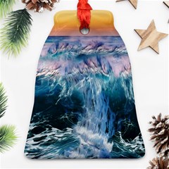 Sea-waves-ocean-water-beach-surf Ornament (Bell)