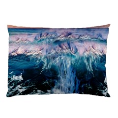 Sea-waves-ocean-water-beach-surf Pillow Case (two Sides) by Sudhe