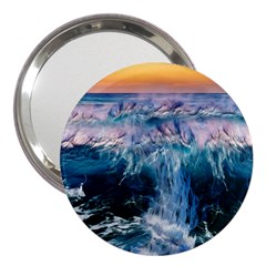 Sea-waves-ocean-water-beach-surf 3  Handbag Mirrors