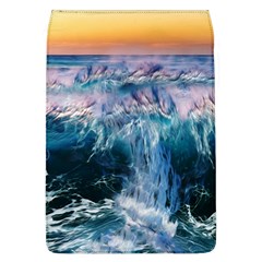 Sea-waves-ocean-water-beach-surf Removable Flap Cover (L)