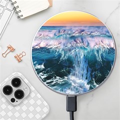 Sea-waves-ocean-water-beach-surf Wireless Charger