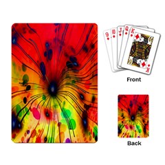 Color-background-structure-lines Playing Cards Single Design (rectangle) by Sudhe