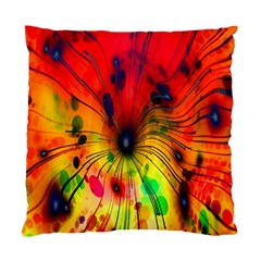 Color-background-structure-lines Standard Cushion Case (two Sides) by Sudhe