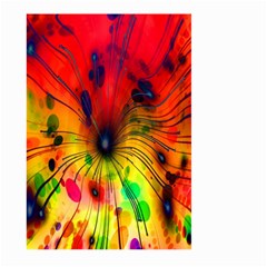 Color-background-structure-lines Large Garden Flag (two Sides) by Sudhe