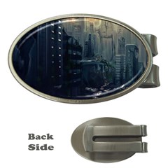 Apocalypse-post-apocalyptic Money Clips (oval)  by Sudhe