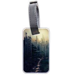 Apocalypse-post-apocalyptic Luggage Tag (two Sides) by Sudhe